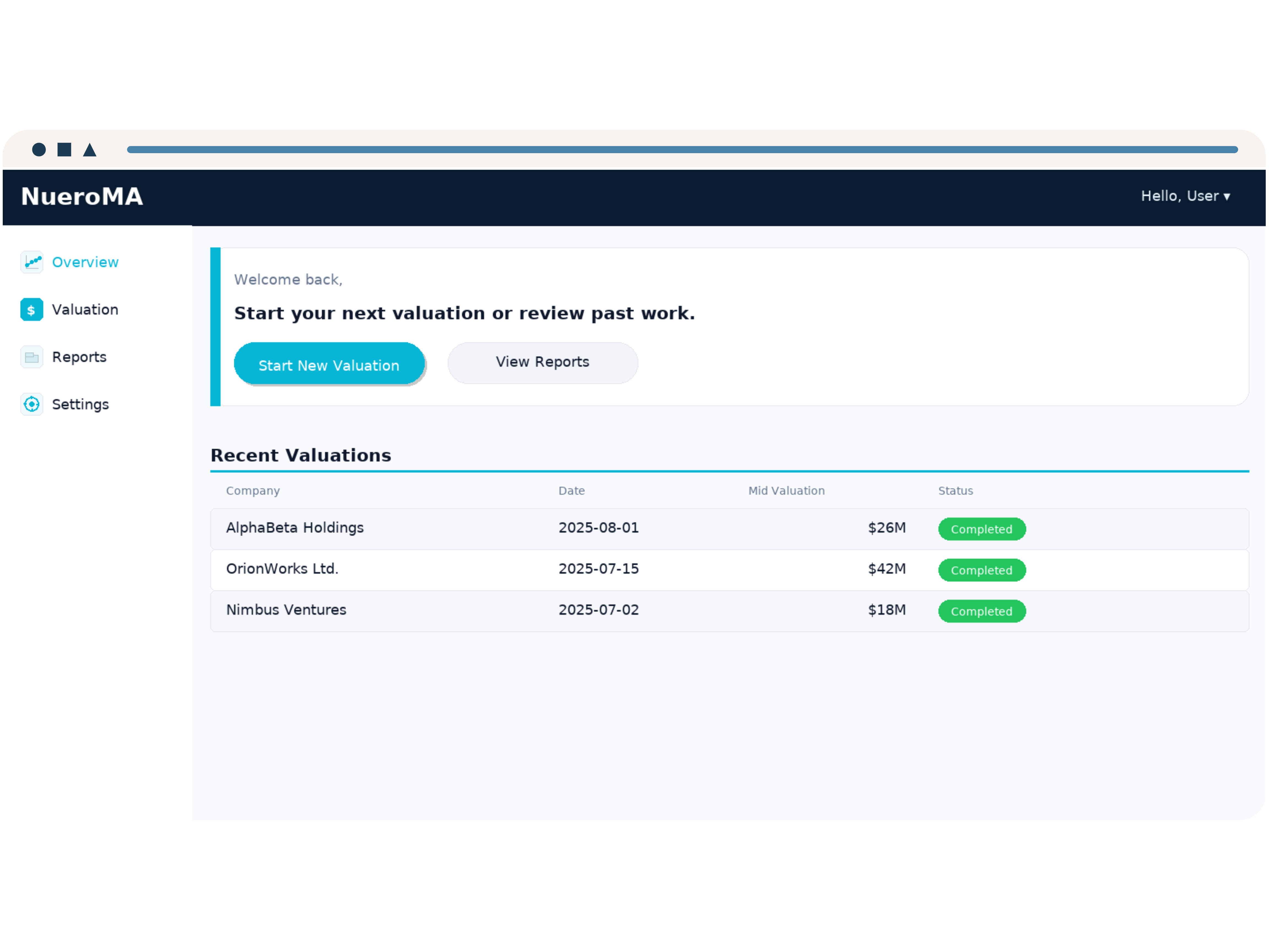 NueroMA Platform Demo